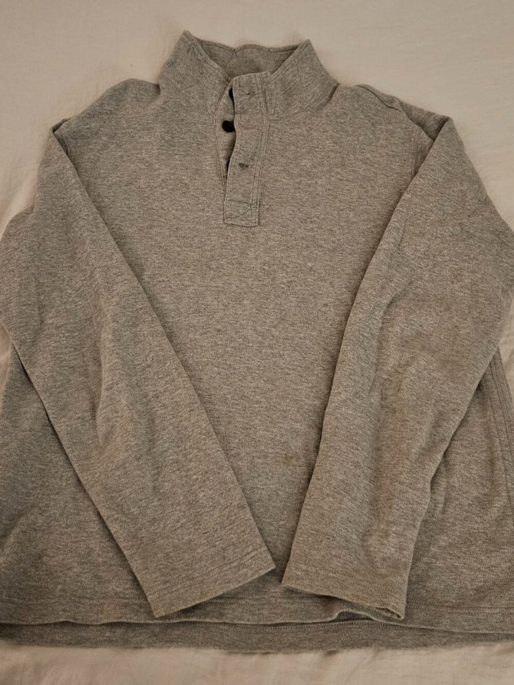 Surfside Supply Gray Mock Neck Pullover Sweater XL